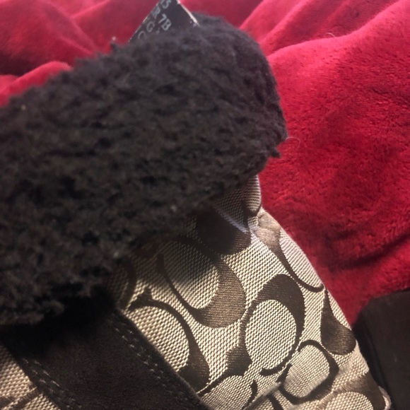 Coach Signature Brown Boots | Size 7 - Picture 3 of 4